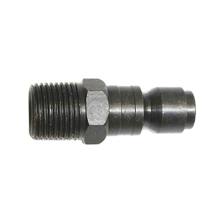 3/8 Inch Automotive Steel Coupler Plug X 3/8 Inch Male NPT, PK 50